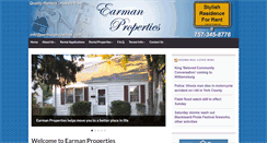 Desktop Screenshot of earmanproperties.com